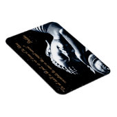 仏引用文と眠る仏の下の星/夢 マグネット (右側)