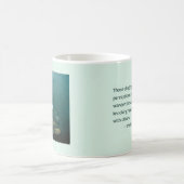 仏引用文について独善人ブルーロータス コーヒーマグカップ (中央)