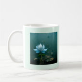 仏引用文について独善人ブルーロータス コーヒーマグカップ (左)