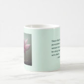 仏引用文の意見について人ピンク蓮 コーヒーマグカップ (中央)