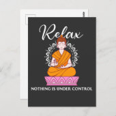 仏引用文インドのヒンズー教リラックス法 ポストカード (正面/裏面)