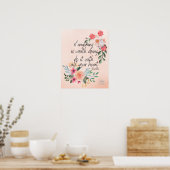 仏引用文ポスター ポスター (キッチン)