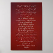 仏引用文今日の信じニュースではない ポスター (正面)