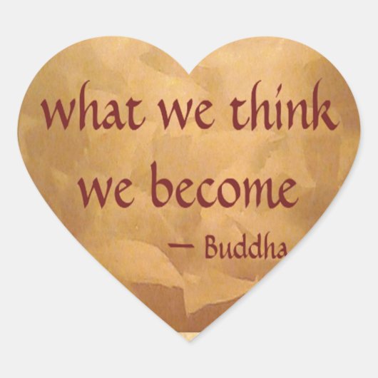 仏引用文、我々は何考えになるか ハートシール (正面)