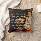 仏感動的引用文 クッション (ブランケット)