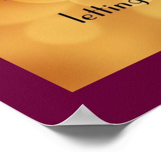 仏感動的引用文 ポスター (角)