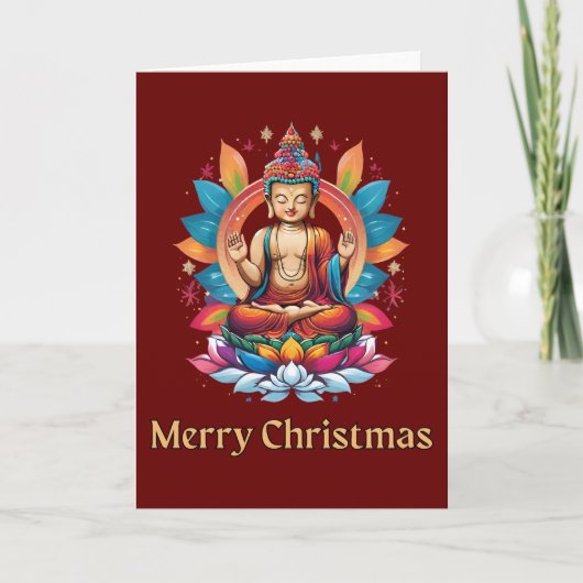 仏教のクリスマス シーズンカード (正面)