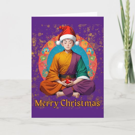 仏教のクリスマス シーズンカード (正面)