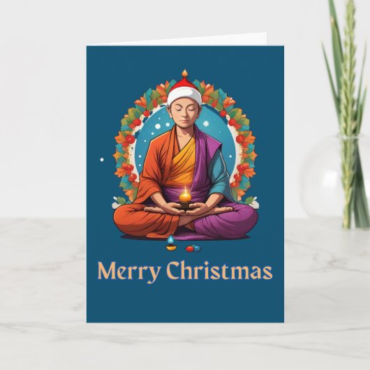 仏教のクリスマス シーズンカード (正面)