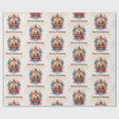 仏教のクリスマス ラッピングペーパー (フラット)