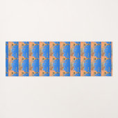 仏教のストゥーパと祈りの言葉フラグThunder_Cove ヨガマット (裏面(横))