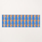 仏教のストゥーパと祈りの言葉フラグThunder_Cove ヨガマット (正面(横))