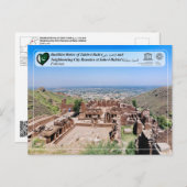 仏教のタクト・イ・バヒとサール・イ・バロールの遺跡 ポストカード (正面/裏面)