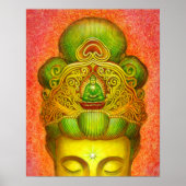 仏教のポスタークアンイン仏冠禅宗 ポスター (正面)