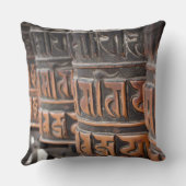 仏教のマニ車の装飾用クッション クッション (裏面)