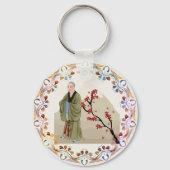 仏教の僧キーチェーン キーホルダー (正面)