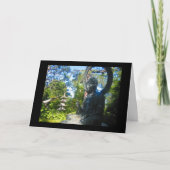 仏教の彫像 カード (正面)