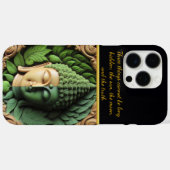 仏教の彫刻離れとOrbs生成AI Case-Mate iPhoneケース (裏面 (横))