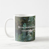 仏教の感動的なマグ コーヒーマグカップ (左)