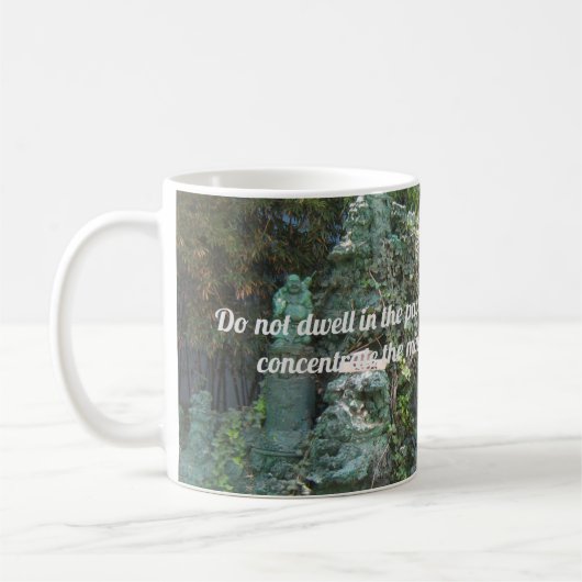 仏教の感動的なマグ コーヒーマグカップ (左)