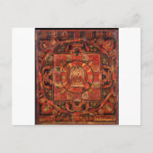 仏教の慈悲の曼荼羅 ポストカード (正面)