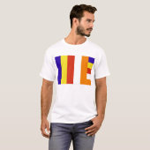 仏教の旗のTシャツ Tシャツ (正面フル)