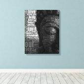 仏教の智慧の言葉 キャンバスプリント (インサイチュ (ウッドフロア))