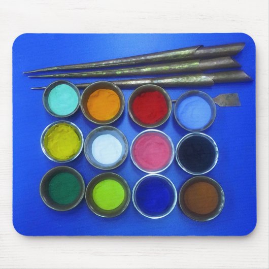 仏教の曼荼羅のマウスパッドを造る着色された砂 マウスパッド (正面)