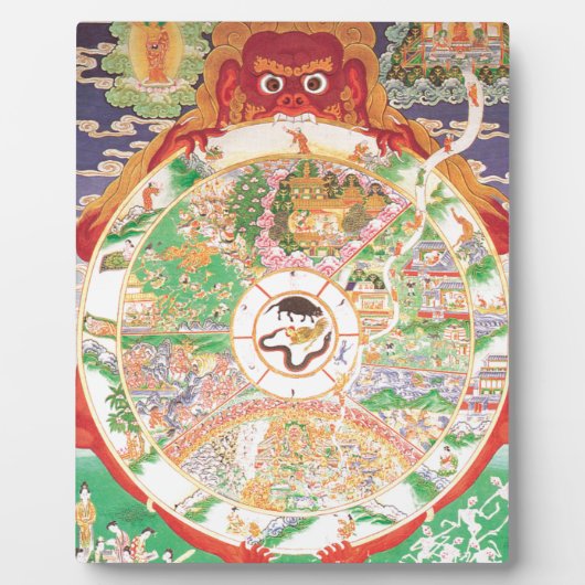 仏教の生き様 フォトプラーク (正面)