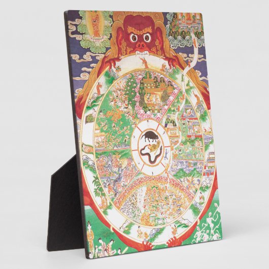 仏教の生き様 フォトプラーク (側面)