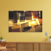 仏教の祈りの言葉の夕暮れ キャンバスプリント (インサイチュ (リビング))