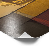 仏教の祈りの言葉の夕暮れ フォトプリント            (角)