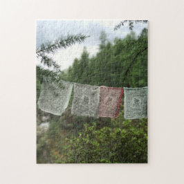 仏教の祈りの言葉フラッグズイントゥヴァパズル ジグソーパズル