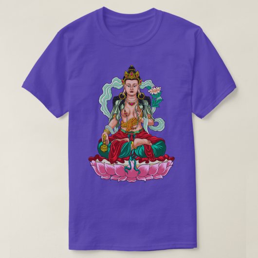 仏教の神菩薩菩薩 Tシャツ (デザイン正面)