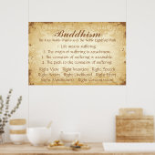 仏教の4と8 ポスター (キッチン)