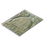 仏教のstupa、Nagarjunakonda (石灰岩) ノートブック (左側)