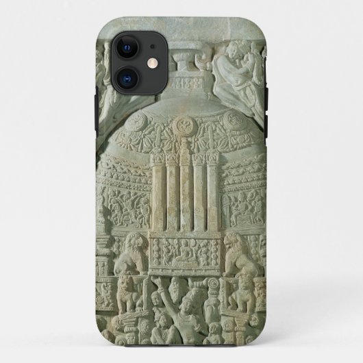 仏教のstupa、Nagarjunakonda (石灰岩) Case-Mate iPhoneケース (裏面)