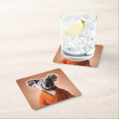 仏教コアラ スクエアペーパーコースター (インサイチュ)