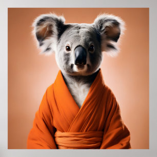 仏教コアラ ポスター