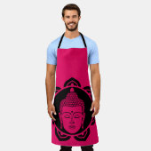 仏教ホームデコール エプロン (着用した状態)