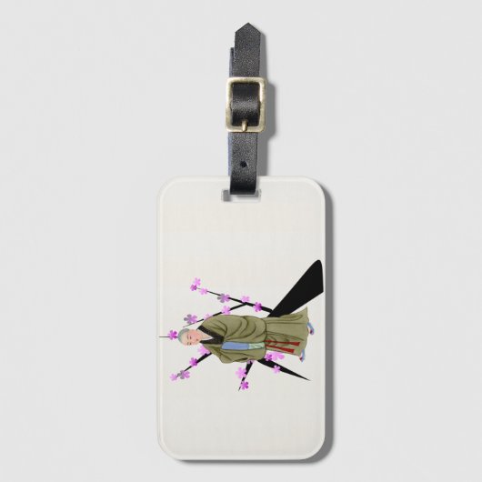 仏教僧の荷物タグ ラゲッジタグ (正面縦)