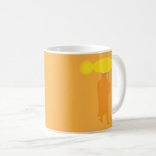 仏教僧 コーヒーマグカップ (正面右)