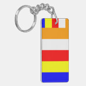 仏教国旗 キーホルダー (正面左)