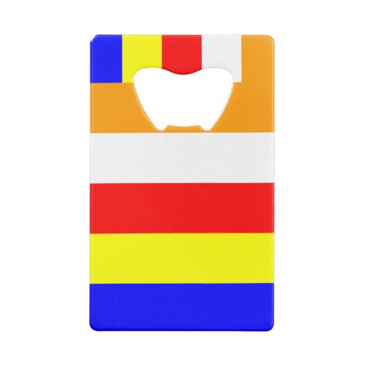 仏教国旗 クレジットカード栓抜き (裏面)