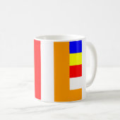 仏教国旗 コーヒーマグカップ (正面右)