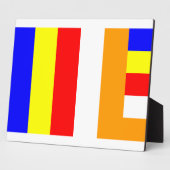 仏教国旗 フォトプラーク (側面)