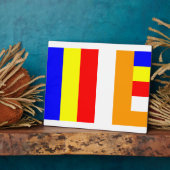 仏教国旗 フォトプラーク (側面)