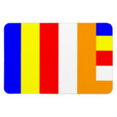 仏教国旗 マグネット (横)