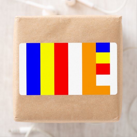 仏教国旗 ラベル (インサイチュ)