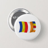 仏教宗教国旗のボタン 缶バッジ (正面&裏面)